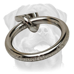 Strong Steel Ring for Rottweiler Fur Saver