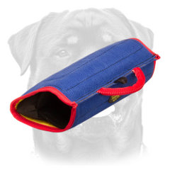 Rottweiler puppy bite builder of French Linen