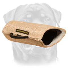 Durable Rottweiler puppy bite builder of Jute