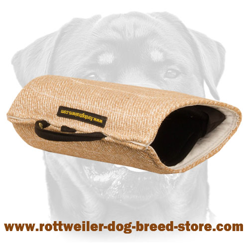 Jute Bite Builder for Rottweiler Bite Grip Training