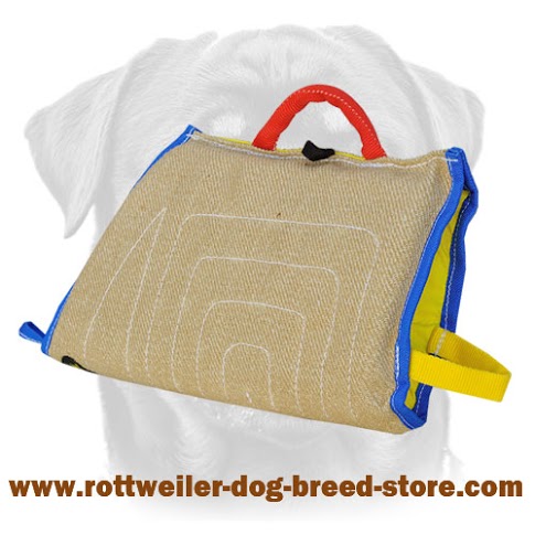 Rottweiler Puppy Sleeve made of Jute