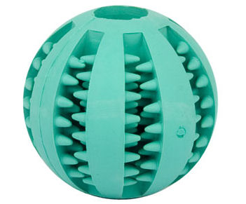 Round Ball Dog Chew Toy - Dental Hygiene Dog Ball for Rottweiler - 2 inch (5 cm) Small