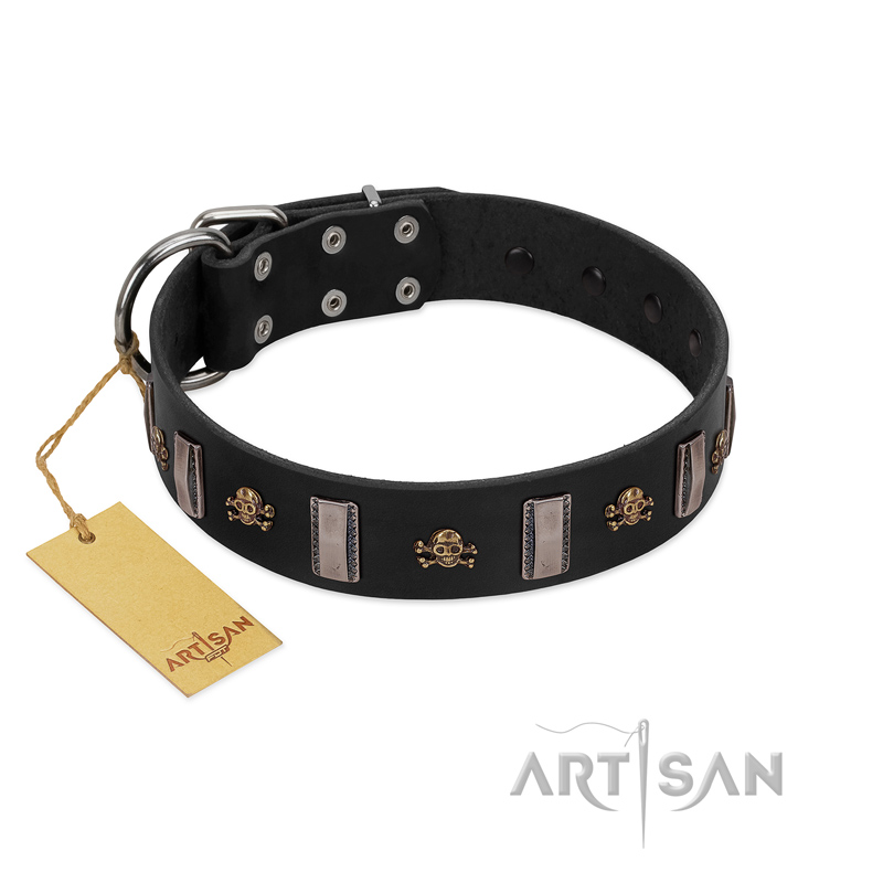 Black - Luxury Designer Monogram Empreinte Leather Dog Collar - Pet Supply  Mafia %