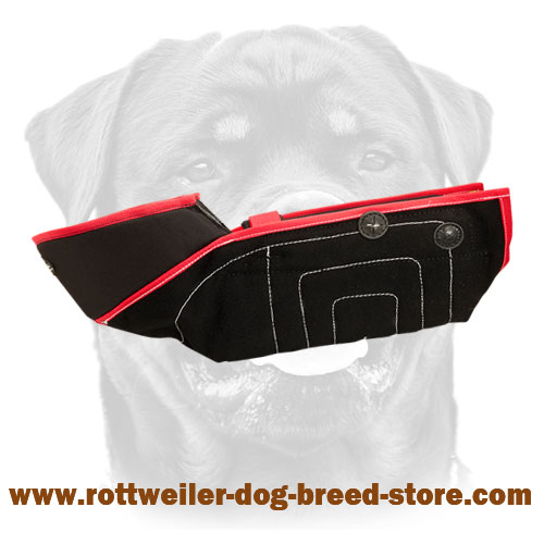 Special Arm Protection French Linen Rottweiler Bite Sleeve with 2 Inner Handles