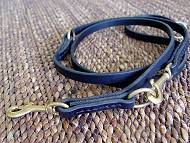 Leather dog leash for training, walking, tracking