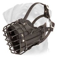 Anti-Freeze Metal Basket Dog Muzzle with Soft Padding